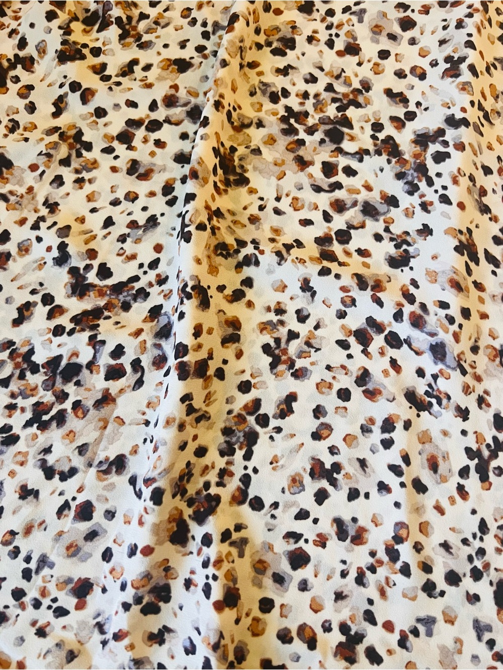 Maurices Atwood Dot Print 3/4 Sleeve Popover Blouse 3X - Picture 4 of 8